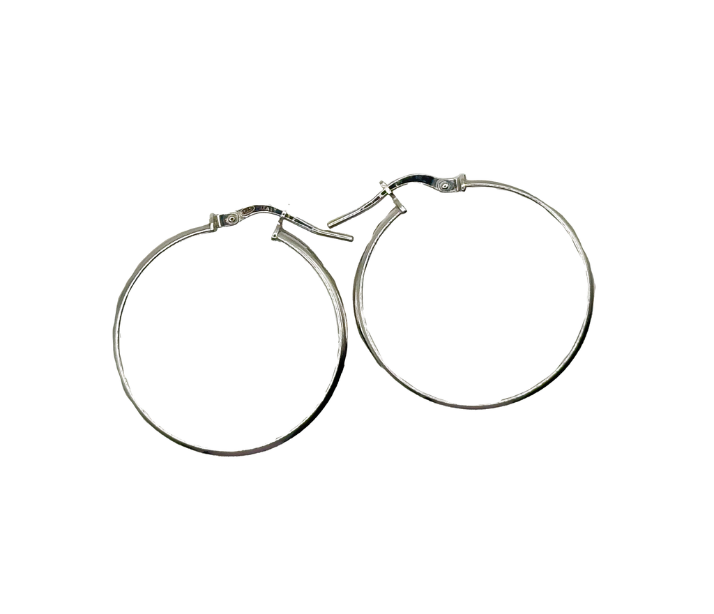 Hoop Earrings .925 Silver