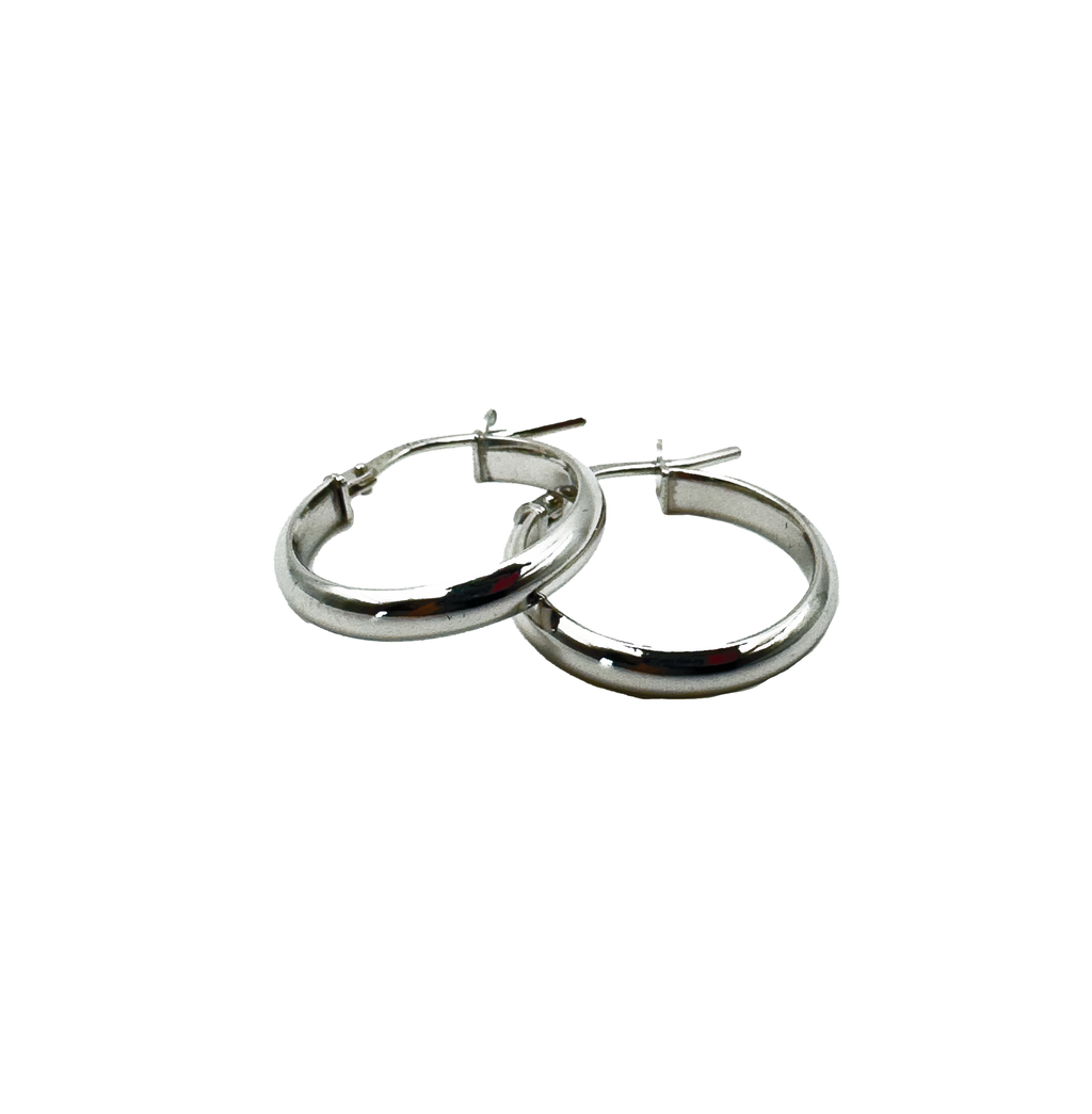 Hoop Earrings .925 Silver