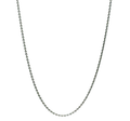 Adjustable Chain with Heart Link Slider  .925 24"